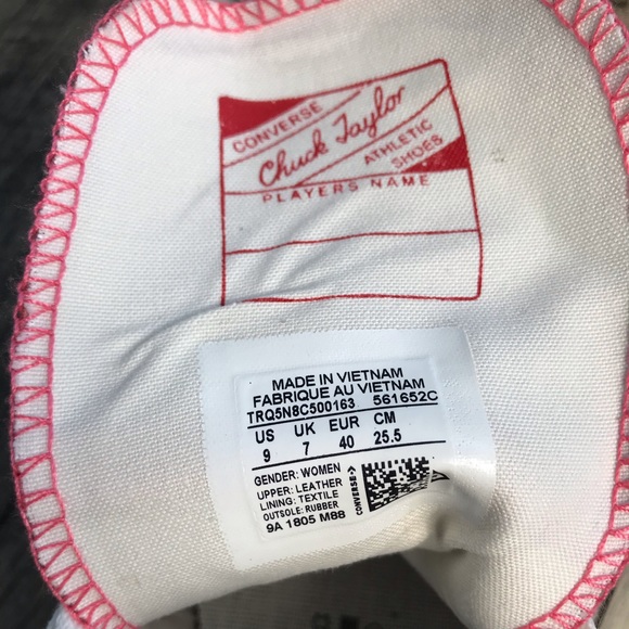 NWT Converse Chuck 70 HI Punch Coral W AUTHENTIC - Picture 8 of 8